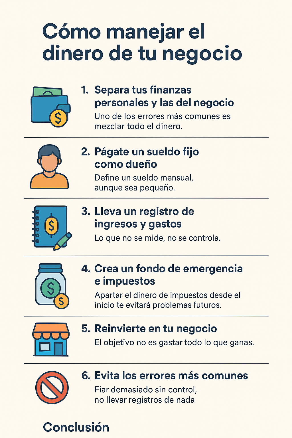 Cómo manejar el dinero de tu negocio: Guía práctica para emprendedores